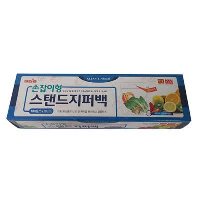 크린손 손잡이형 스탠드 지퍼팩(10매)