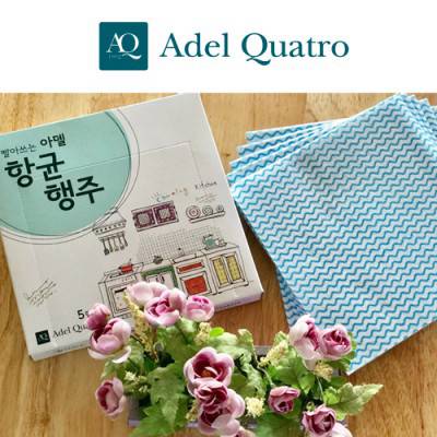 두꺼워서 재사용이 가능한 친환경행주!! 다목적 빨아쓰는 일회용 아델 항균행주 5P