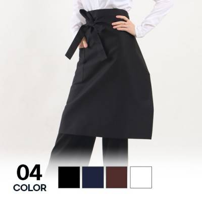 남자 여자 단체 주방 허리 기본 미디 앞치마