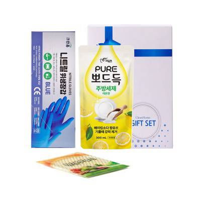 퓨어 니트릴위생장갑 수세미(3종)