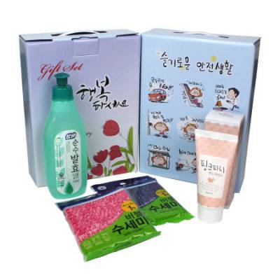 주방세제+ 과일나라 핸드에센스+ 버블수세미2개 (케이스 이미지 변경가능)