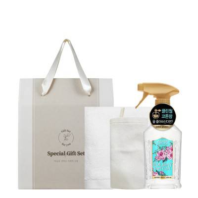 호텔타올 150g 탈취제 400ml 2p 핸드타올 45g 3p 손가는 마음 2호 선물세트