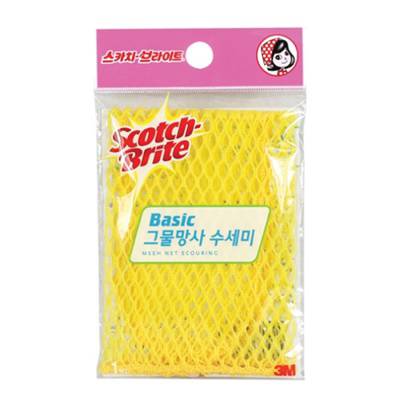 [3M]베이직그물망사 수세미 (1P)