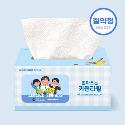 누리케어 절약형 키친타월 70매(스티커부착)