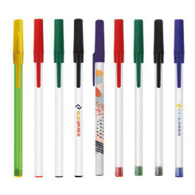 BIC® Round 리사이클 플라스틱 360도 인쇄 볼펜