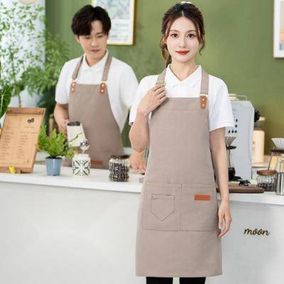 제이엘 캔버스 목걸이형 방수 앞치마