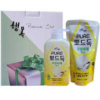 피죤 퓨어뽀드득주방세제(500ml+300ml)