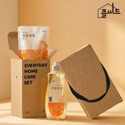 플씨드 매일매일 주방세제 세트(세제본품485ml+리필용300ml)