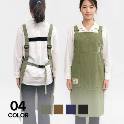 남자 여자 주방 디자인 라벤더 나일론 H형 앞치마