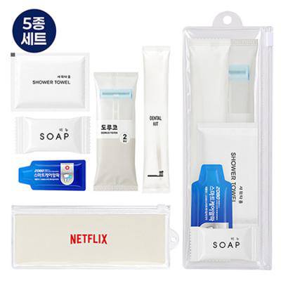[시니바이트] 플랜 휴대용 어메니티 5종 세트