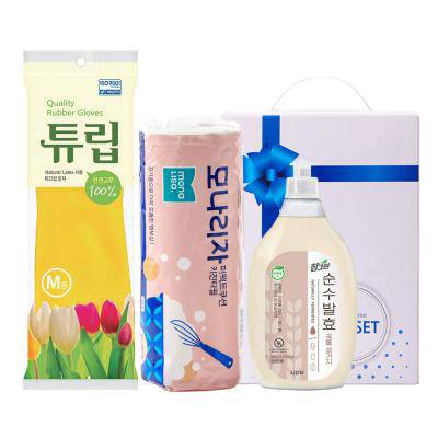 참그린곡물 간편고무장갑 키친타올(3종)