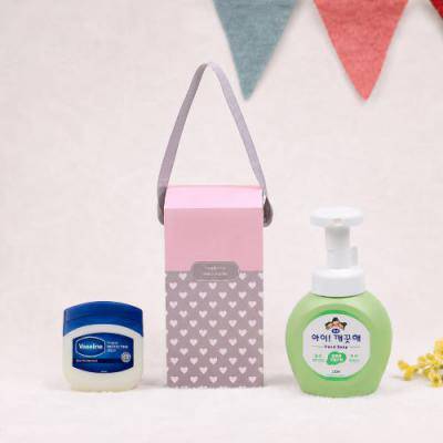 아이깨끗해 핸드워시 + 바세린젤50ml (하트케이스 + 스티커포함)